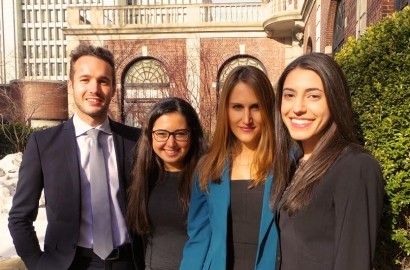L-R: Tom Heintz, Farah Haidar, Maria Arboleda, and Gabriela Lopez CAD Conference Co-Chairs